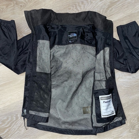 THE NORTH FACE Black Hyvent Hooded Zip Up Jacket Girl's Size XS Extra Small - Picture 5 of 10